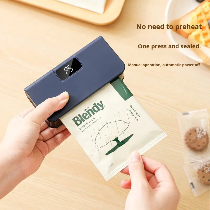 **Rechargeable Handheld Airtight Bag Sealer**